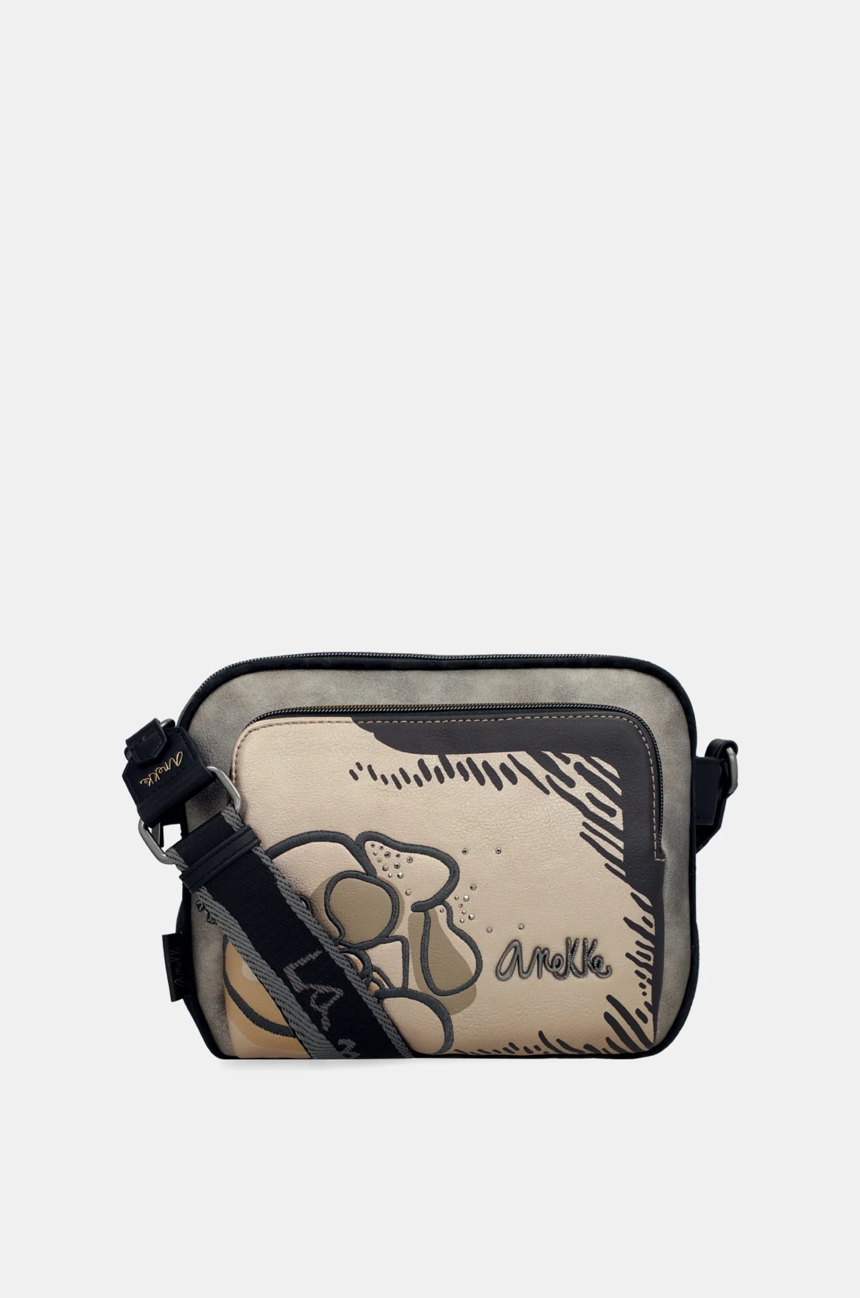 Sac bandoulière avec poche devant Nature Koko – Image 9