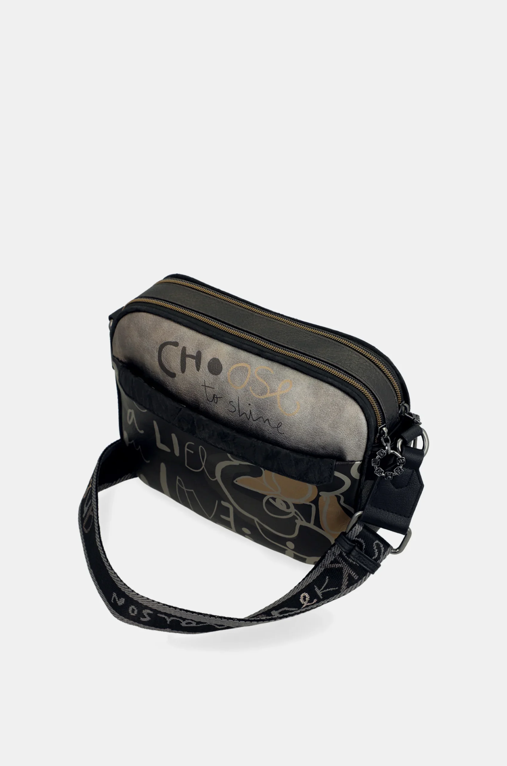 Sac bandoulière avec poche devant Nature Koko – Image 8