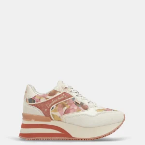 Sneakers roses et beige Bloom
