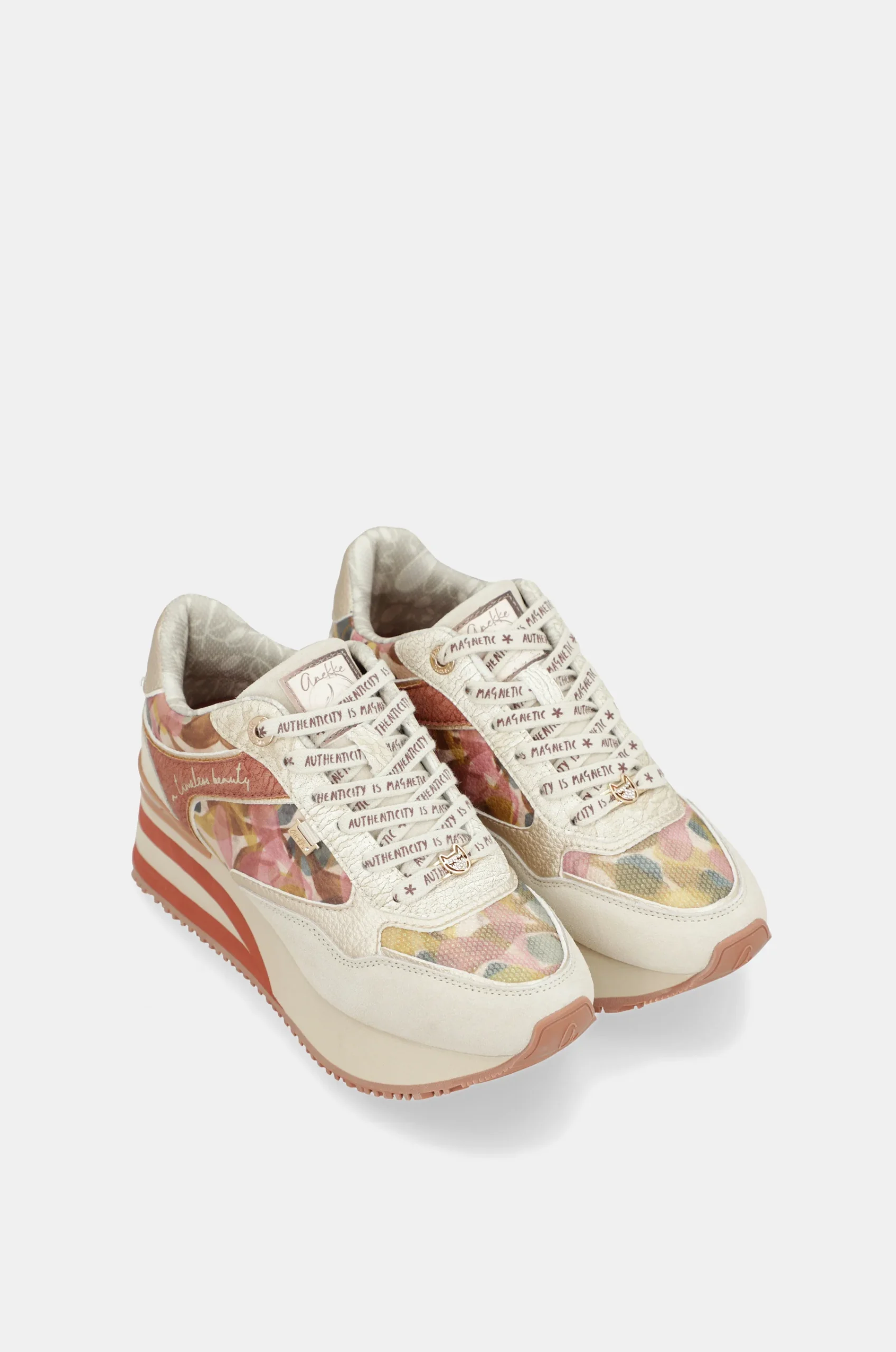Sneakers roses et beige Bloom – Image 7