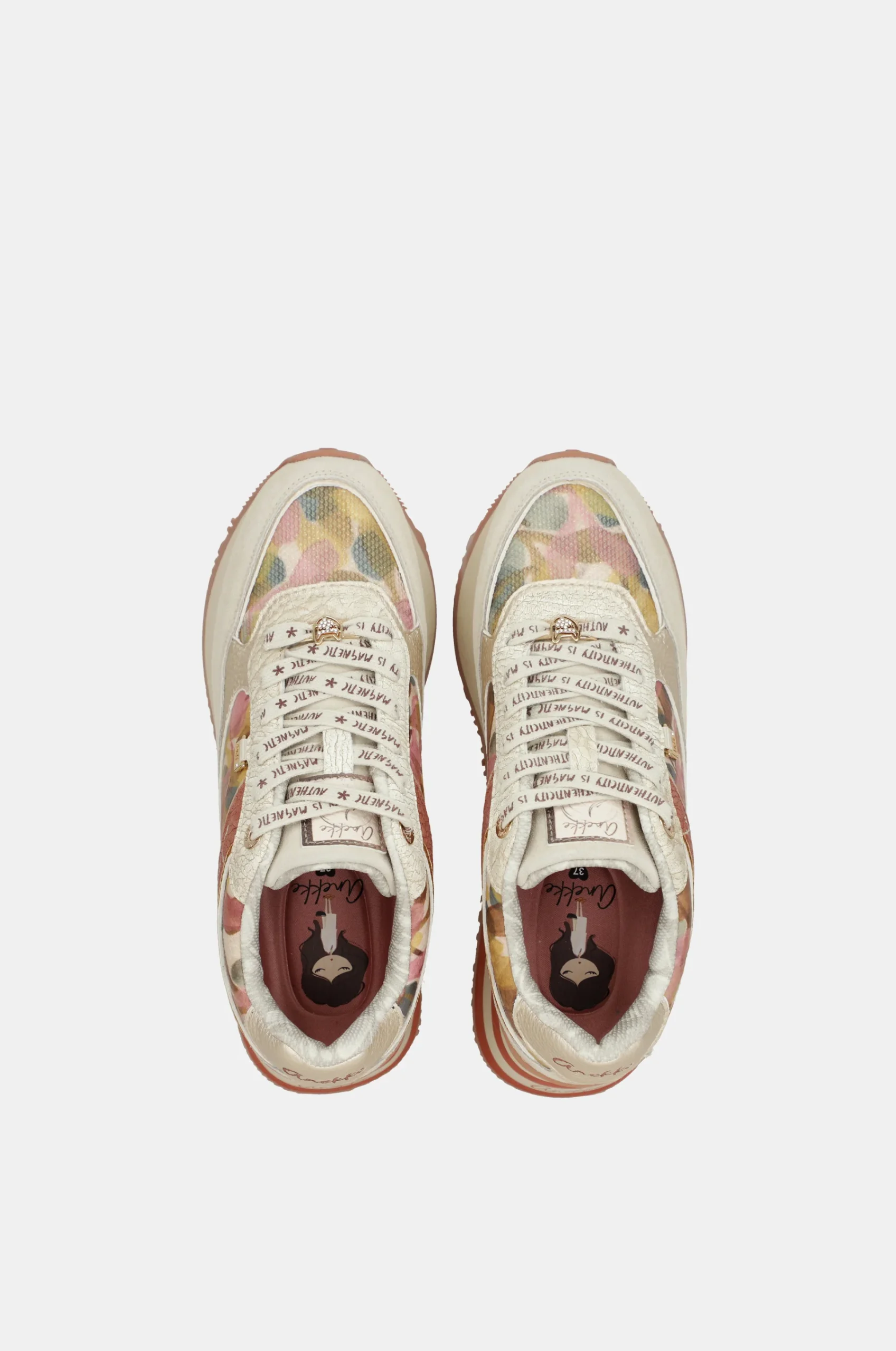 Sneakers roses et beige Bloom – Image 9
