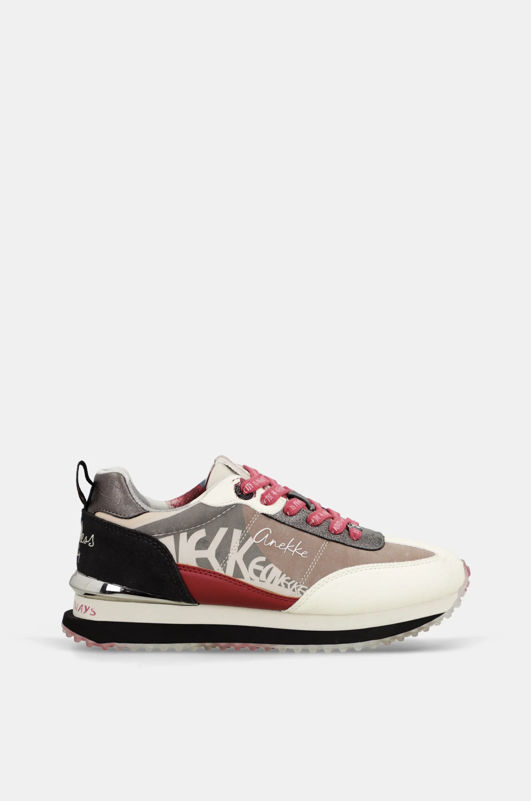 Sneakers roses et blancs