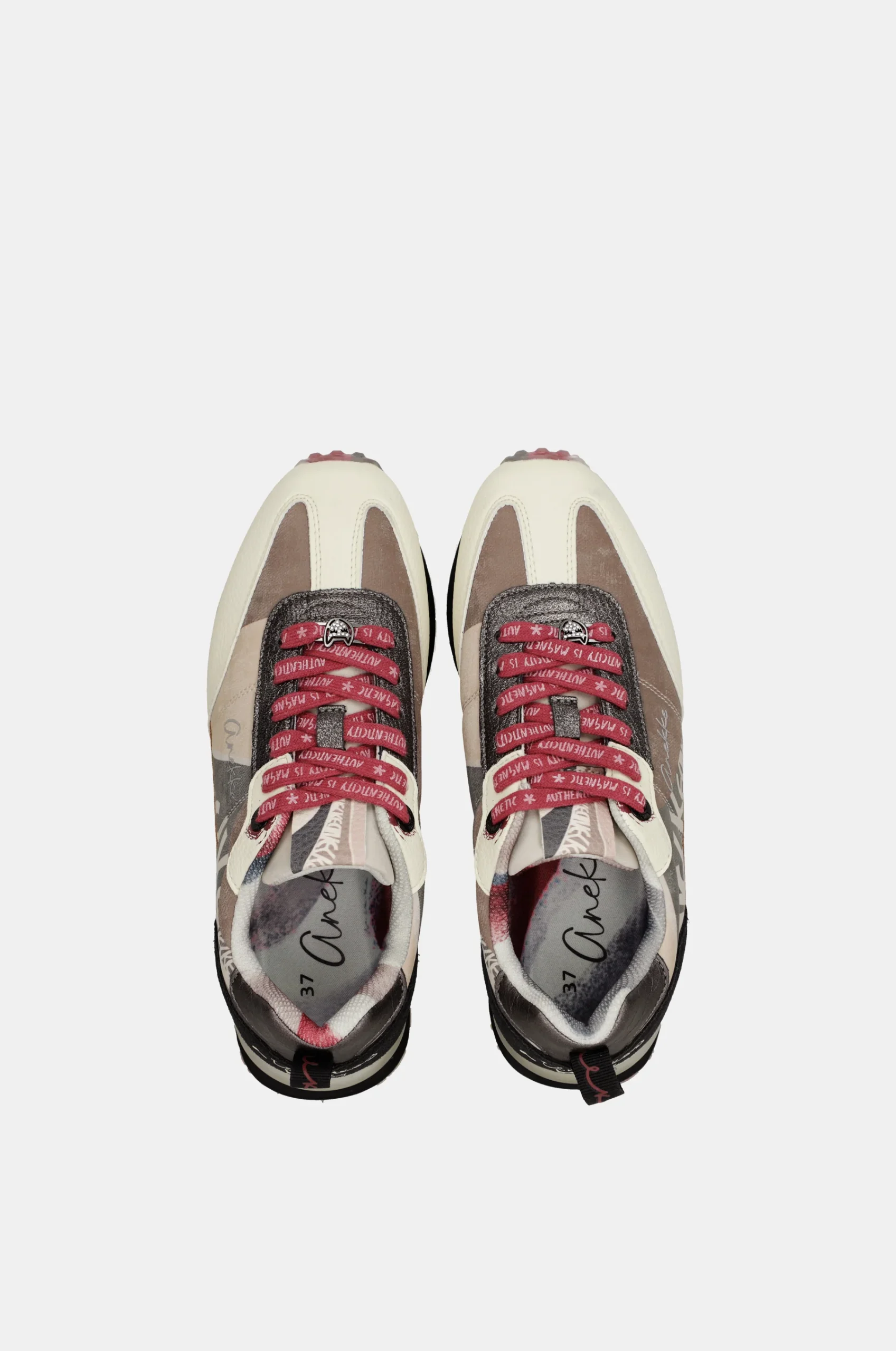 Sneakers roses et blancs – Image 9