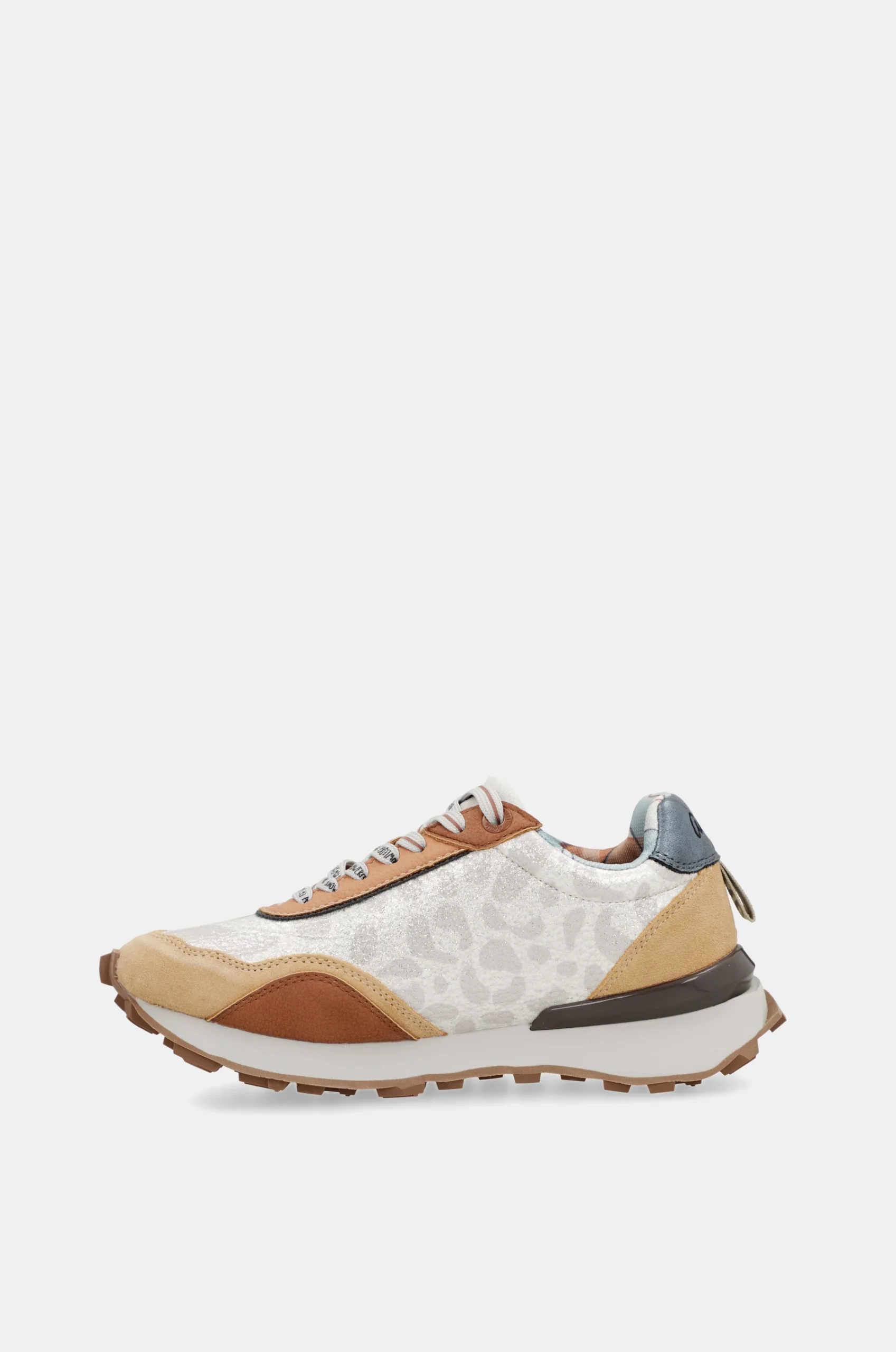 Sneakers beige et orange – Image 7