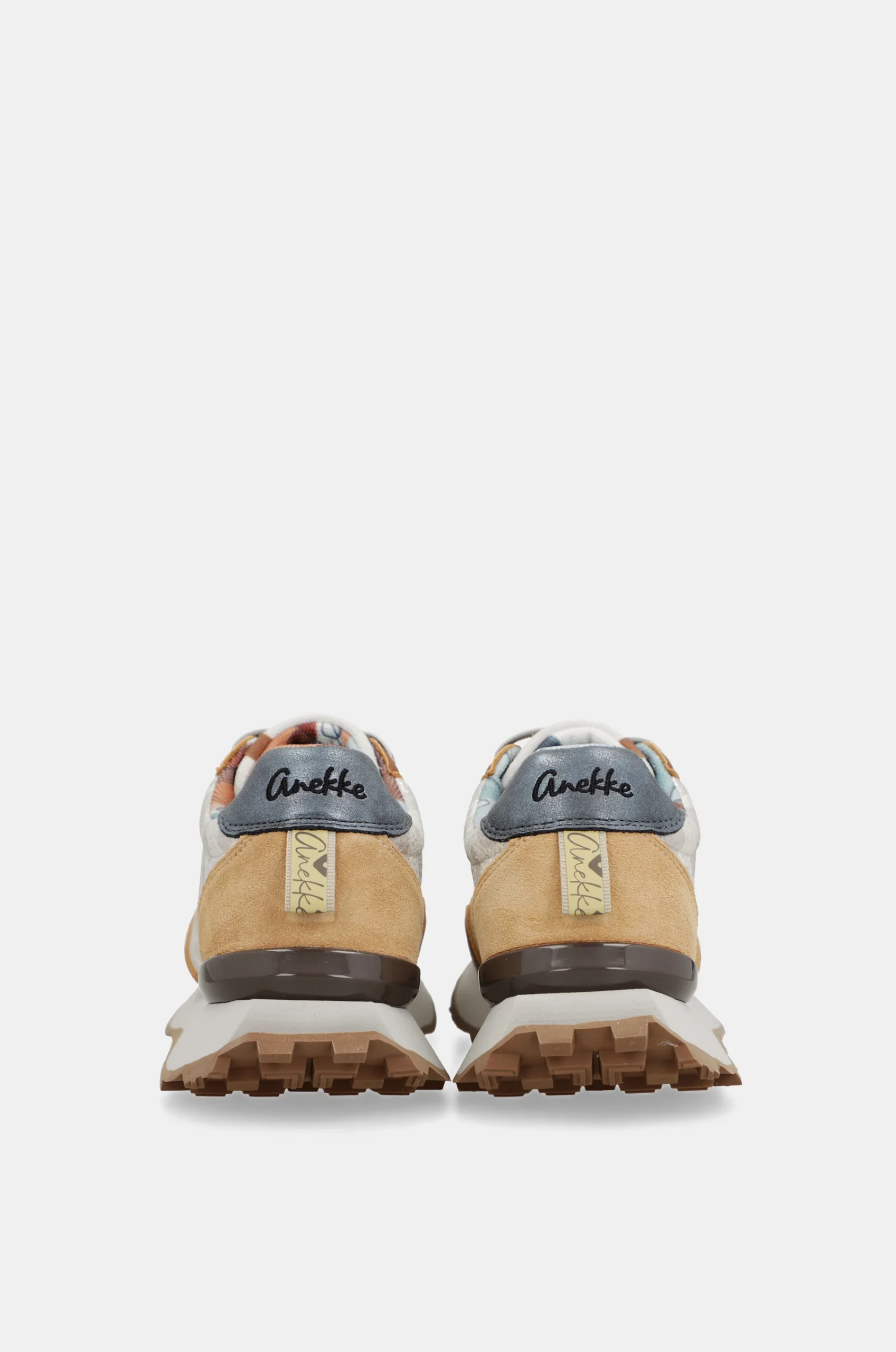 Sneakers beige et orange – Image 5