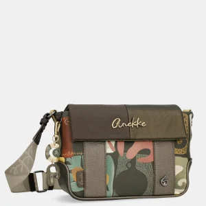 Sac à bandoulière imprimé Amphora avec rabat