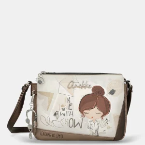 Sac à bandoulière Sophia à 3 compartiments