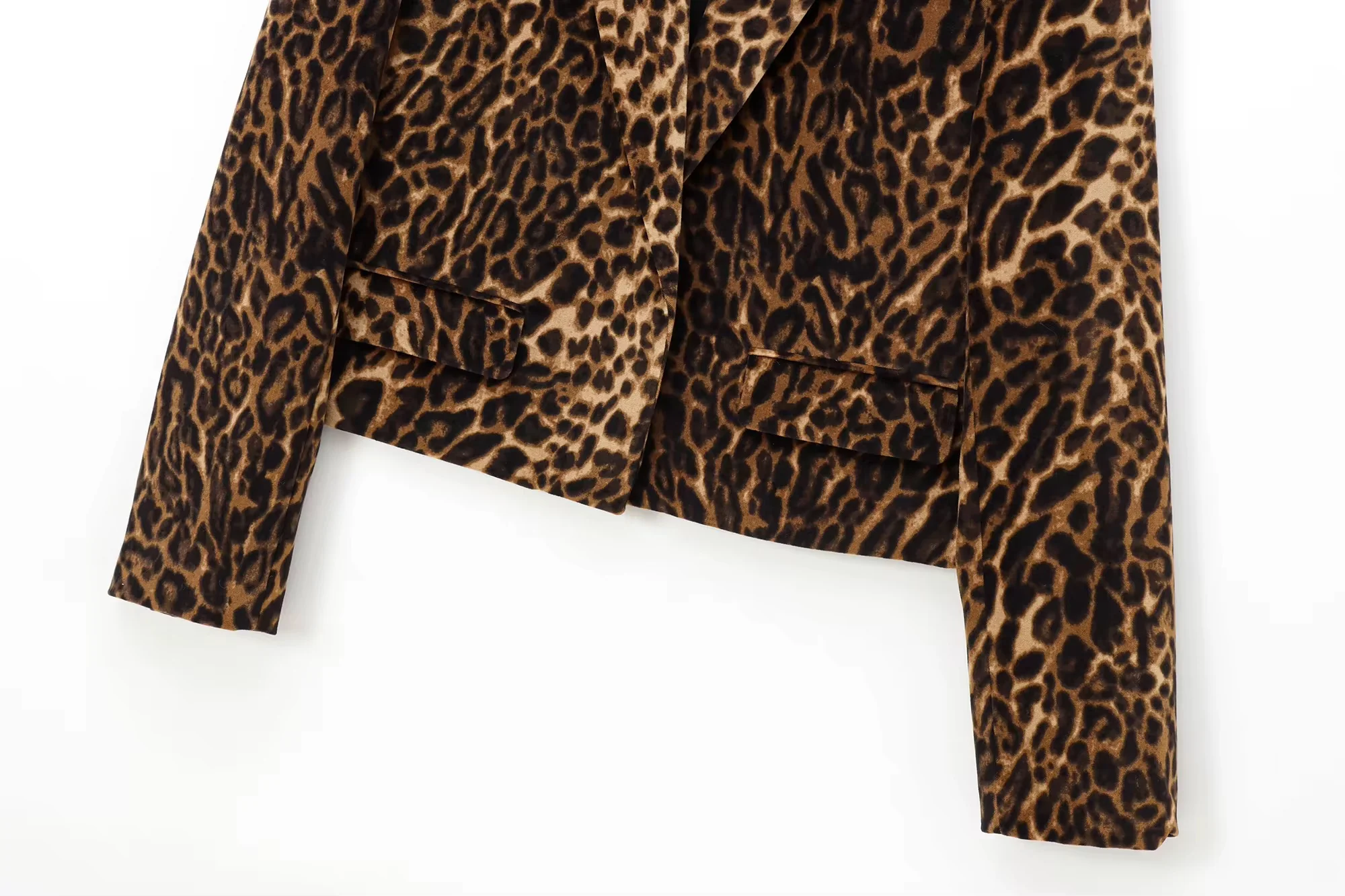 BLAZER TEXTURÉ IMPRIMÉ ANIMALIER – Image 5