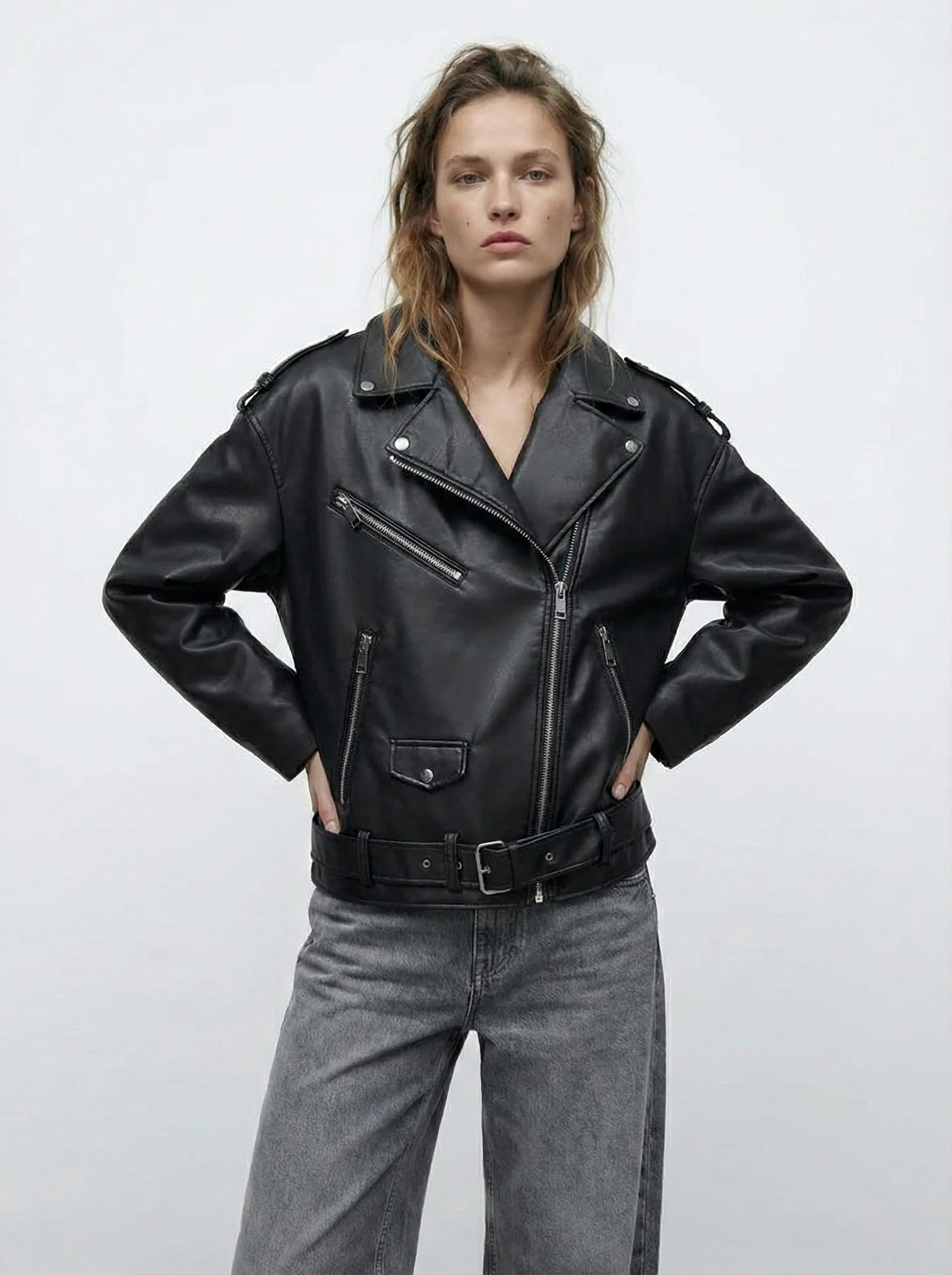 PERFECTO ZIPPÉ À CEINTURE INTÉGRÉE – Image 4