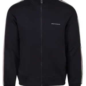 Armani Exchange Full Zip Sweatshirt Deep Navy