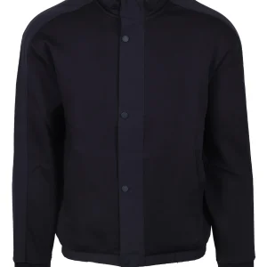 Armani Exchange Mix Media Sweatshirt Deep Navy