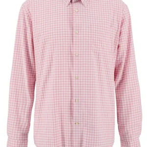 BARBOUR GINGHAM AUKSIDE SHIRT PINK