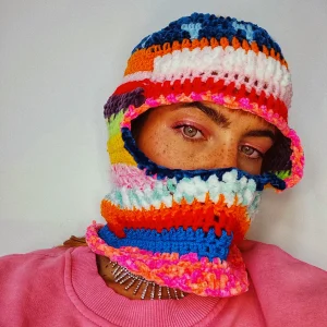 Balaclamulti - Balaclava/Cagoule au crochet femme/homme