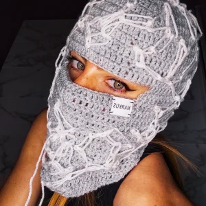 Aranea - Cagoule au crochet femme/homme