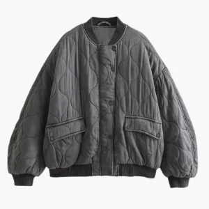 Veste matelassée pour femme à coupe oversize