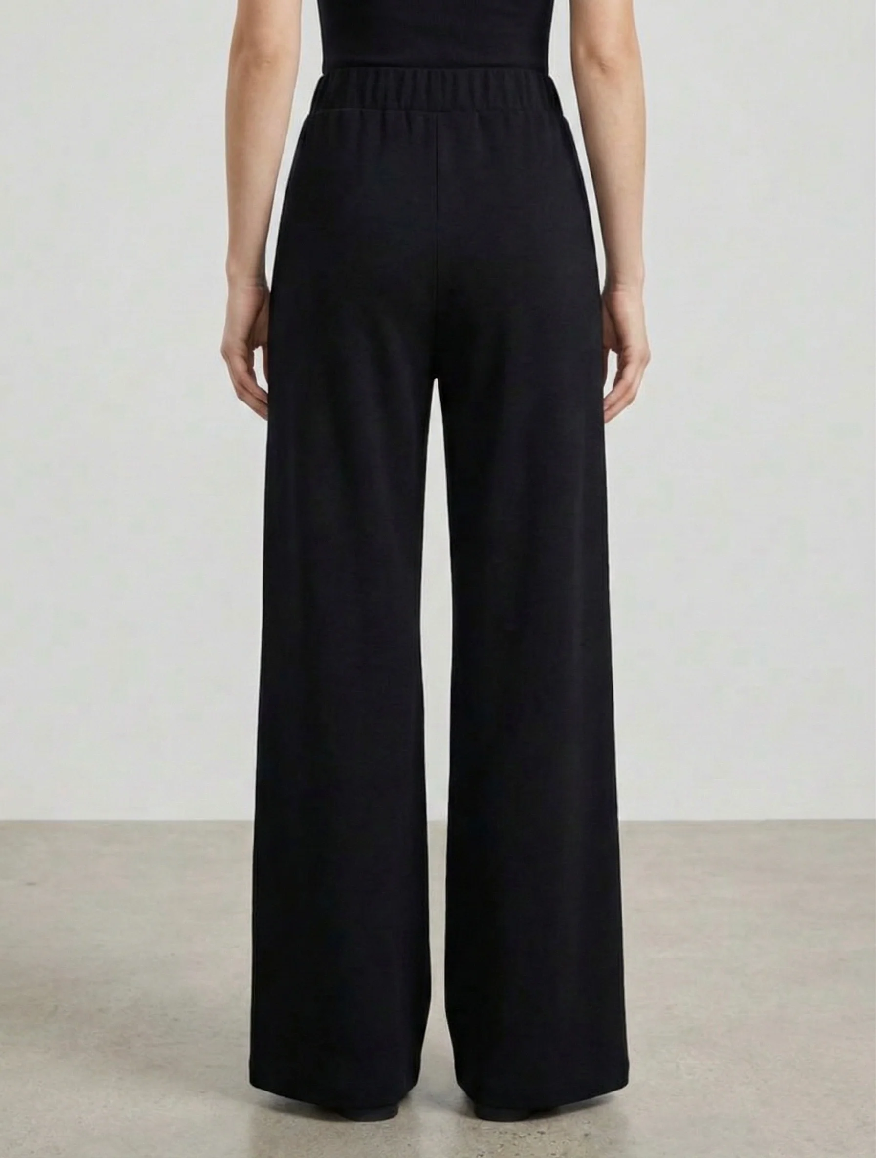 PANTALON LARGE À TAILLE HAUTE – Image 3