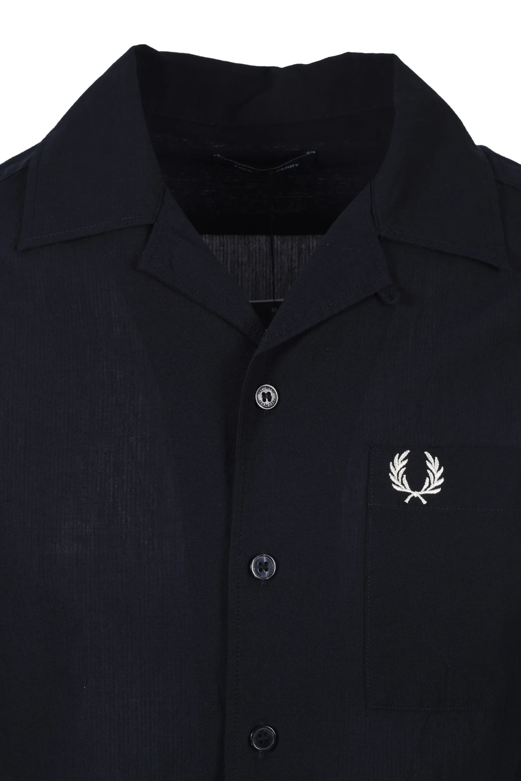 Fred Perry Revere Collar Shirt Navy – Image 2