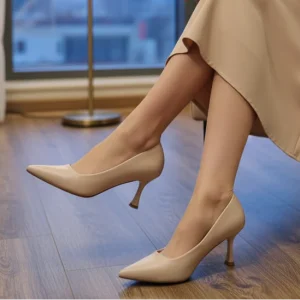 Escarpin à talon fin