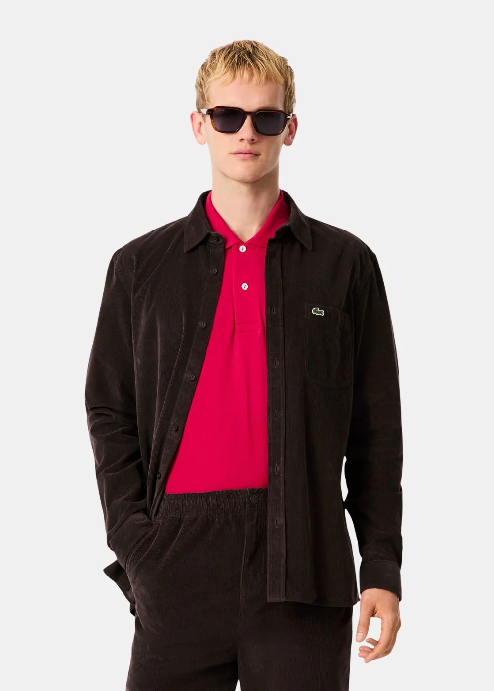 Chemise en velours - porto – Image 2