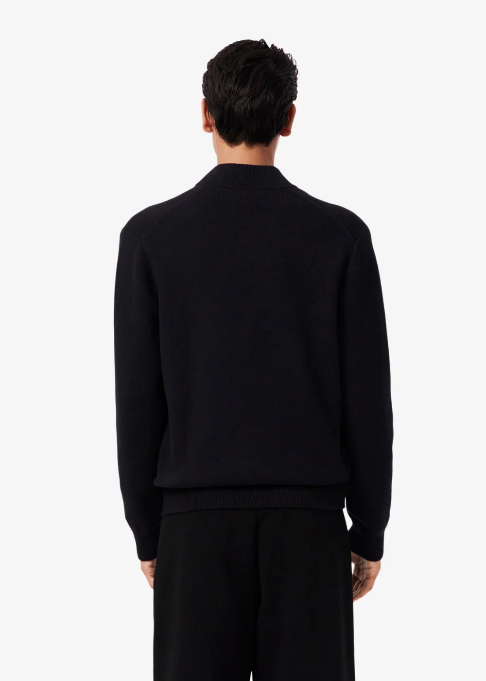 Bomber en maille de laine – noir – Image 3