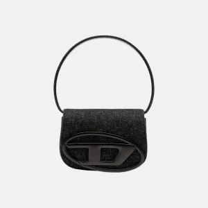 Sac 1DR bandoulière en denim - noir
