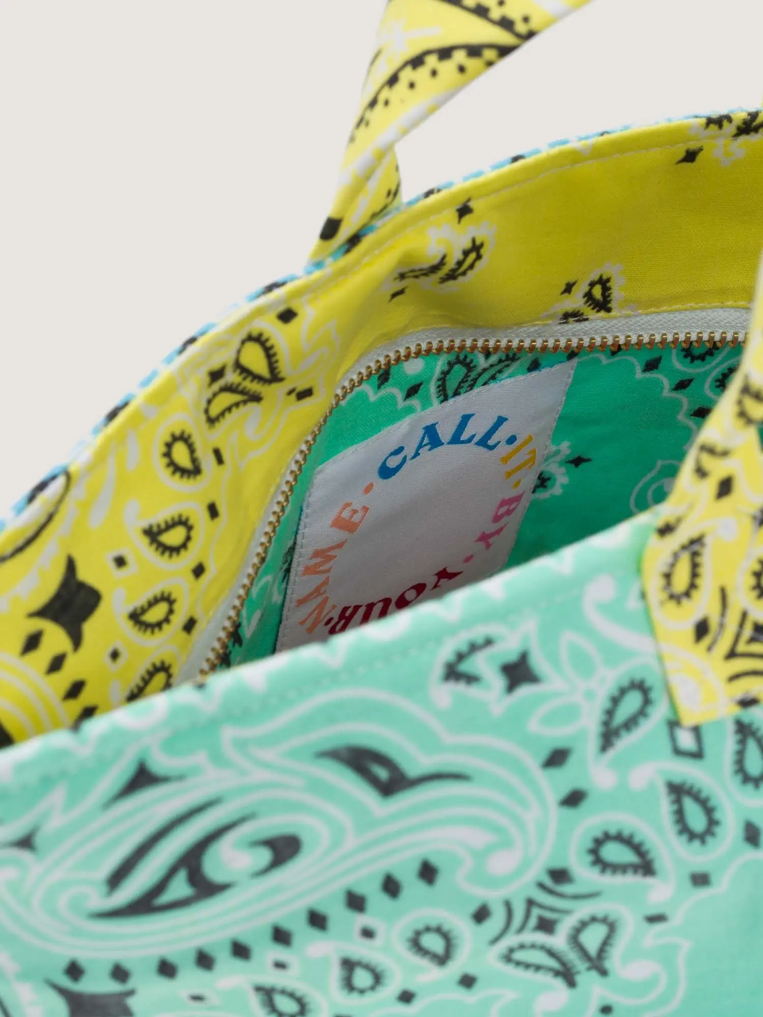 Mini Basket - Mint / Colorblock – Image 4