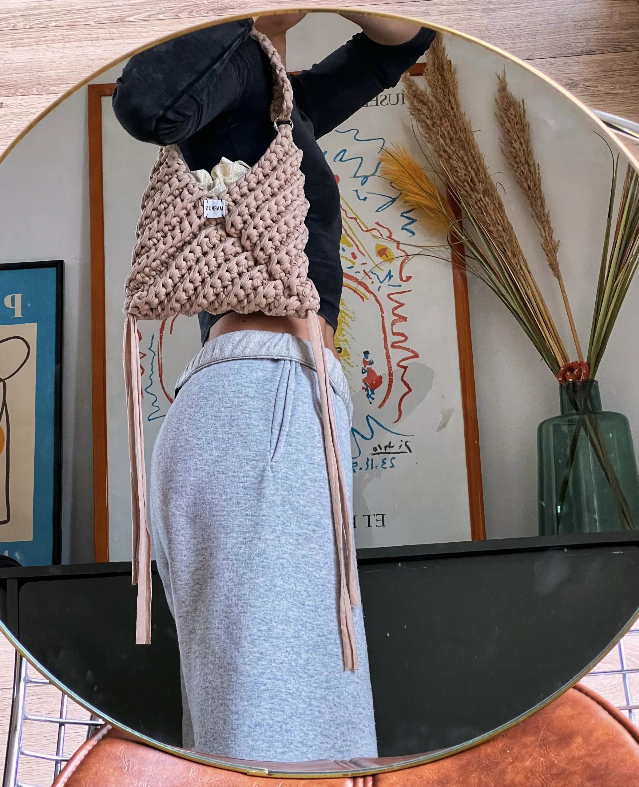 Mini Alexandrus - Sac à main 2in1 crochet style granny square – Image 8