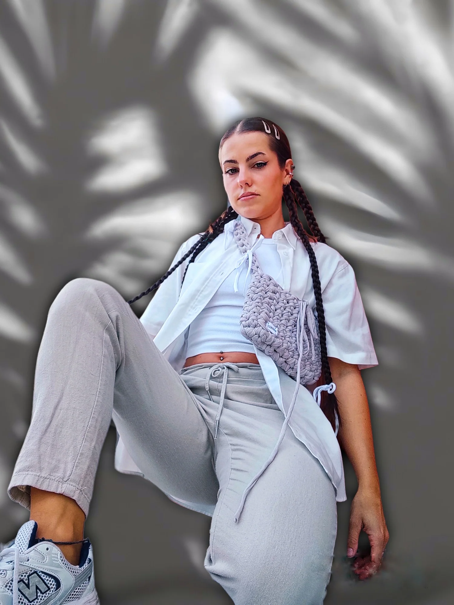 Nudy Bag - Sac bandoulière en crochet fils recyclés – Image 6