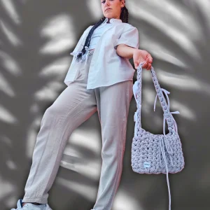 Nudy Bag - Sac bandoulière en crochet fils recyclés