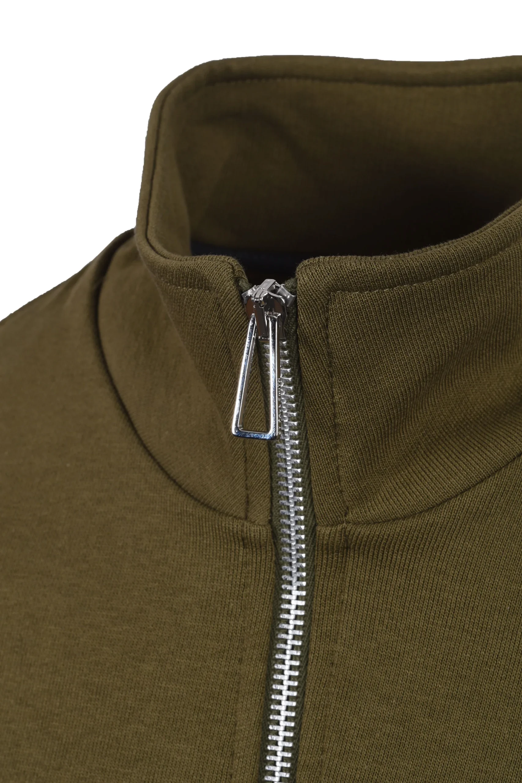PAUL SMITH REG FIT HALF ZIP SWEATSHIRT SAGE – Image 2