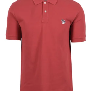 PAUL SMITH ZEBRA POLO SHIRT PINK