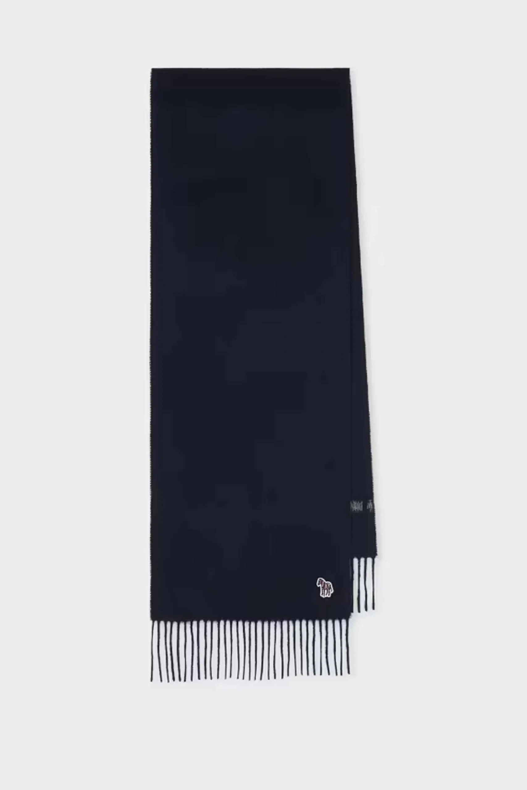 PAUL SMITH ZEBRA SCARF NAVY