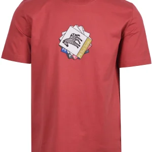 PAUL SMITH ZEBRA T SHIRT RASPBERRY