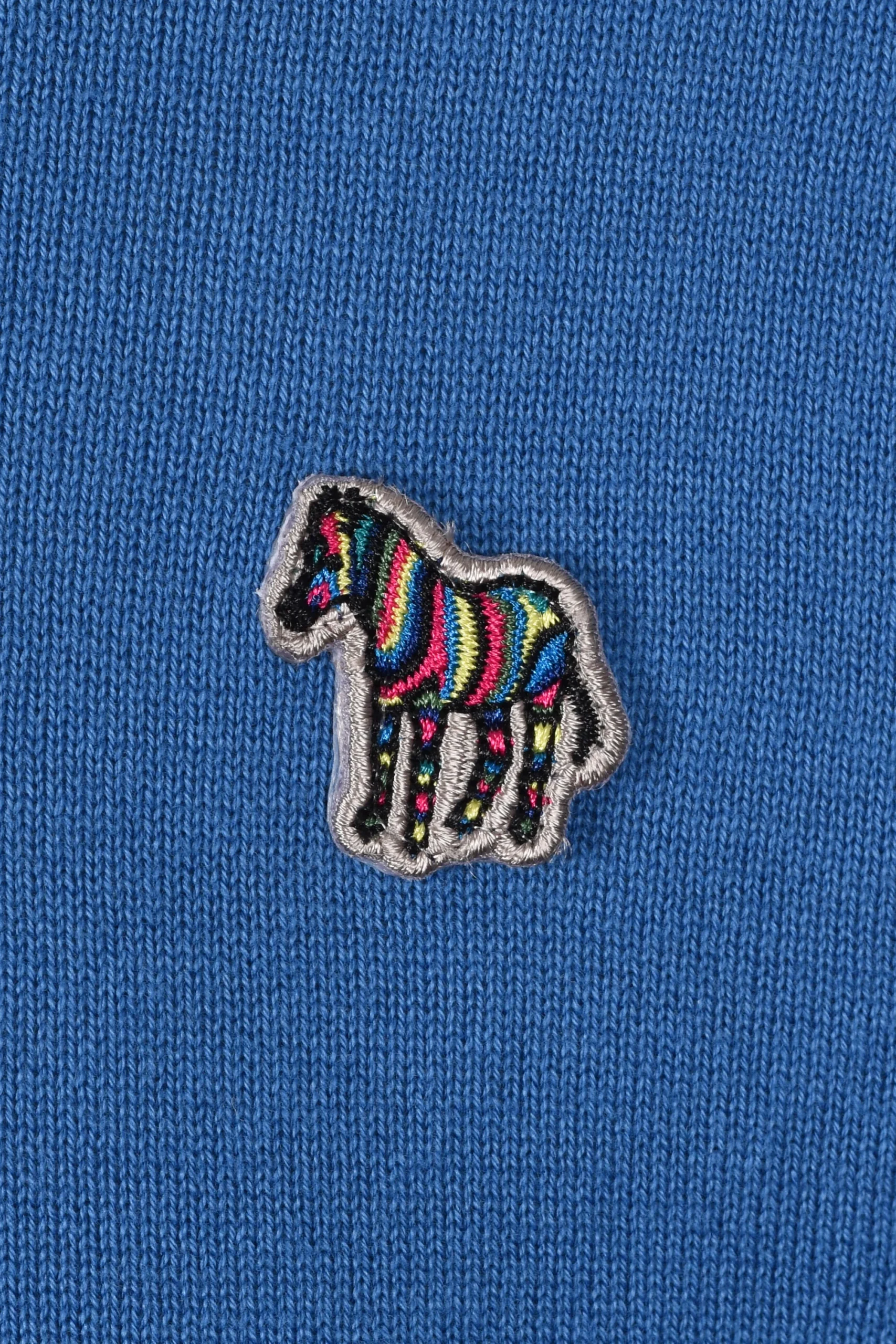 PAUL SMITH ZIP NECK SWEATER BLUE – Image 3