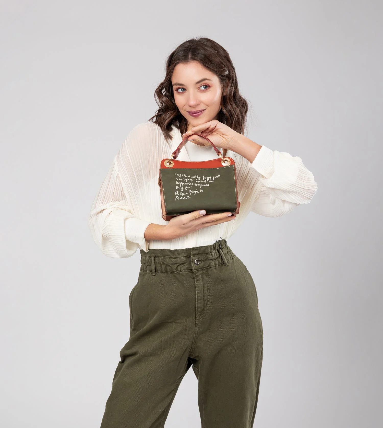 Petit sac camel Peace & Love – Image 6