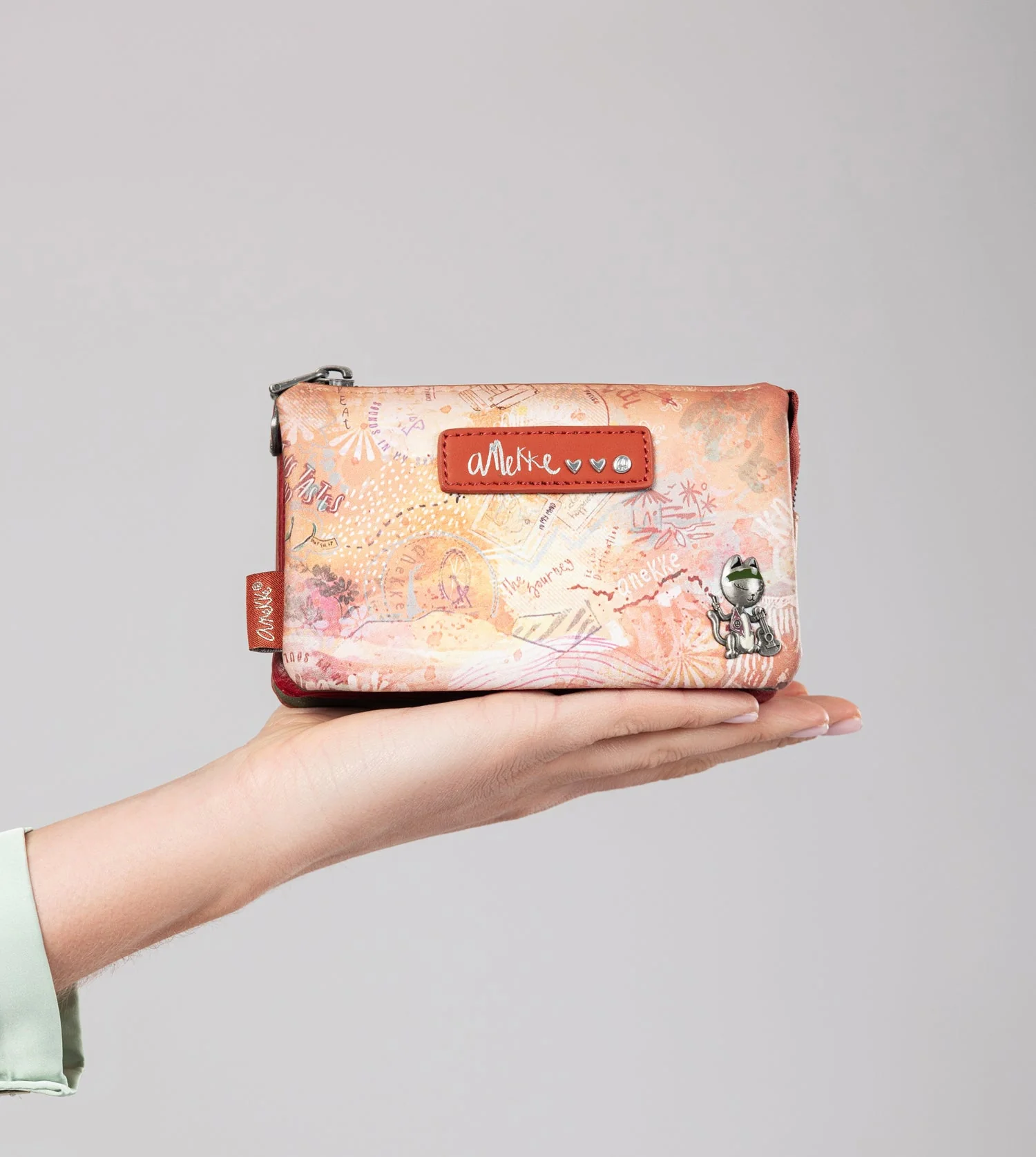 Porte-monnaie 3 compartiments Flowers – Image 6