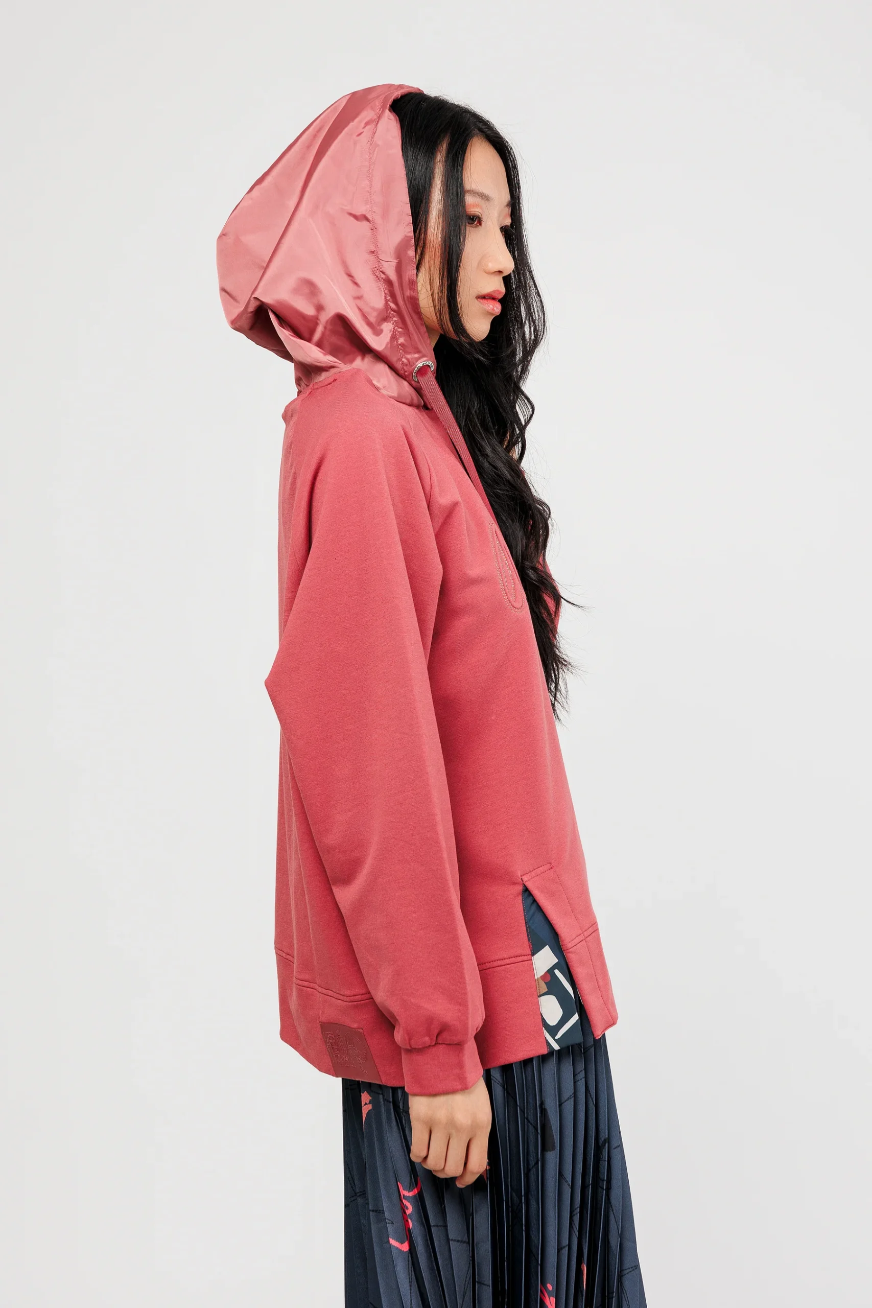 Sweat à capuche rouille – Image 2