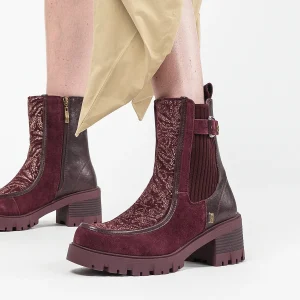 Bottines bordeaux Manifesto