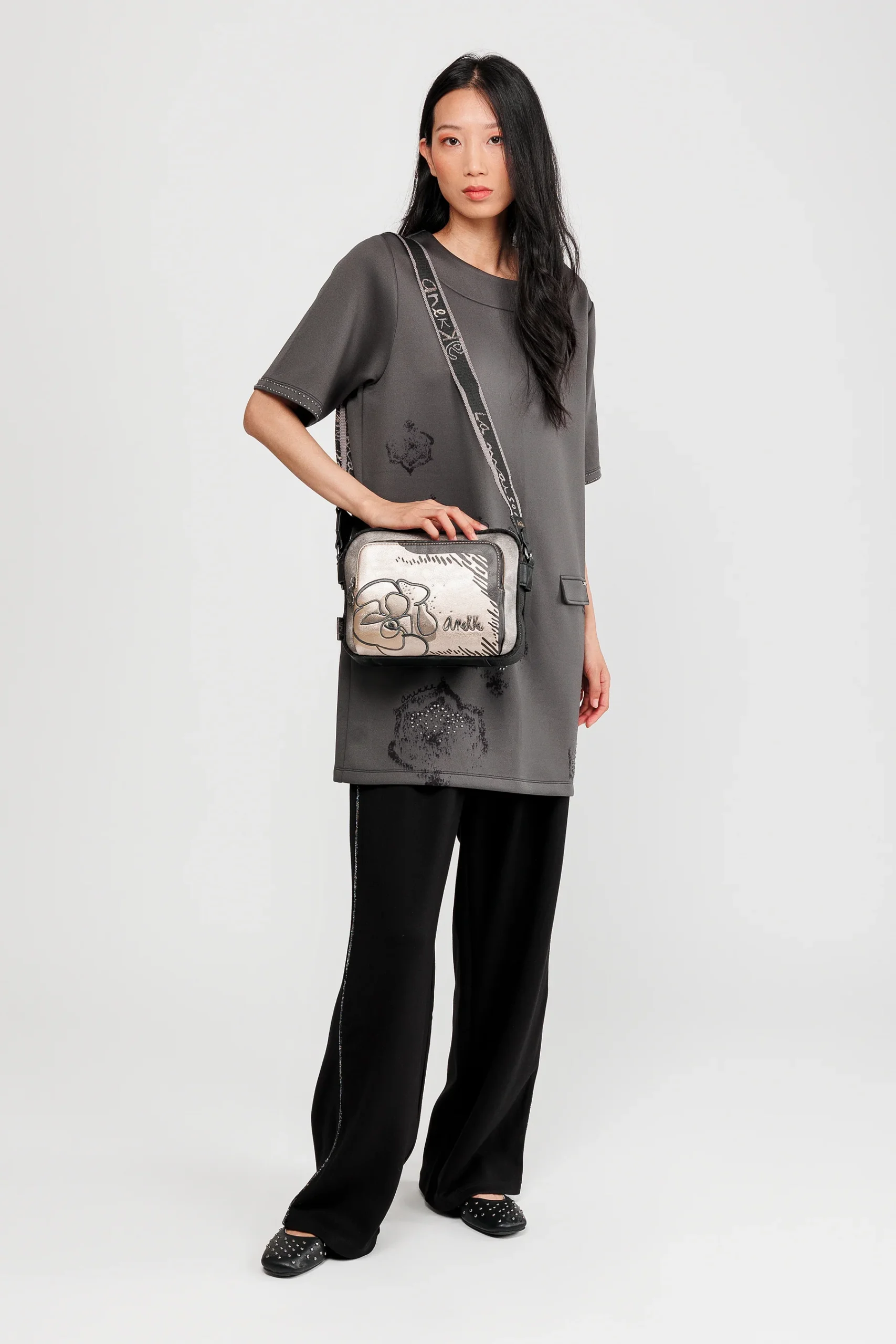 Sac bandoulière avec poche devant Nature Koko – Image 3