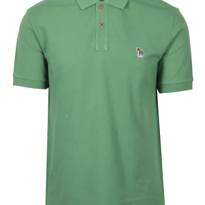 Paul Smith Reg Fit SS Polo Zebra Green