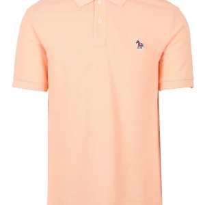 Paul Smith Reg Fit SS Polo Zebra Peach