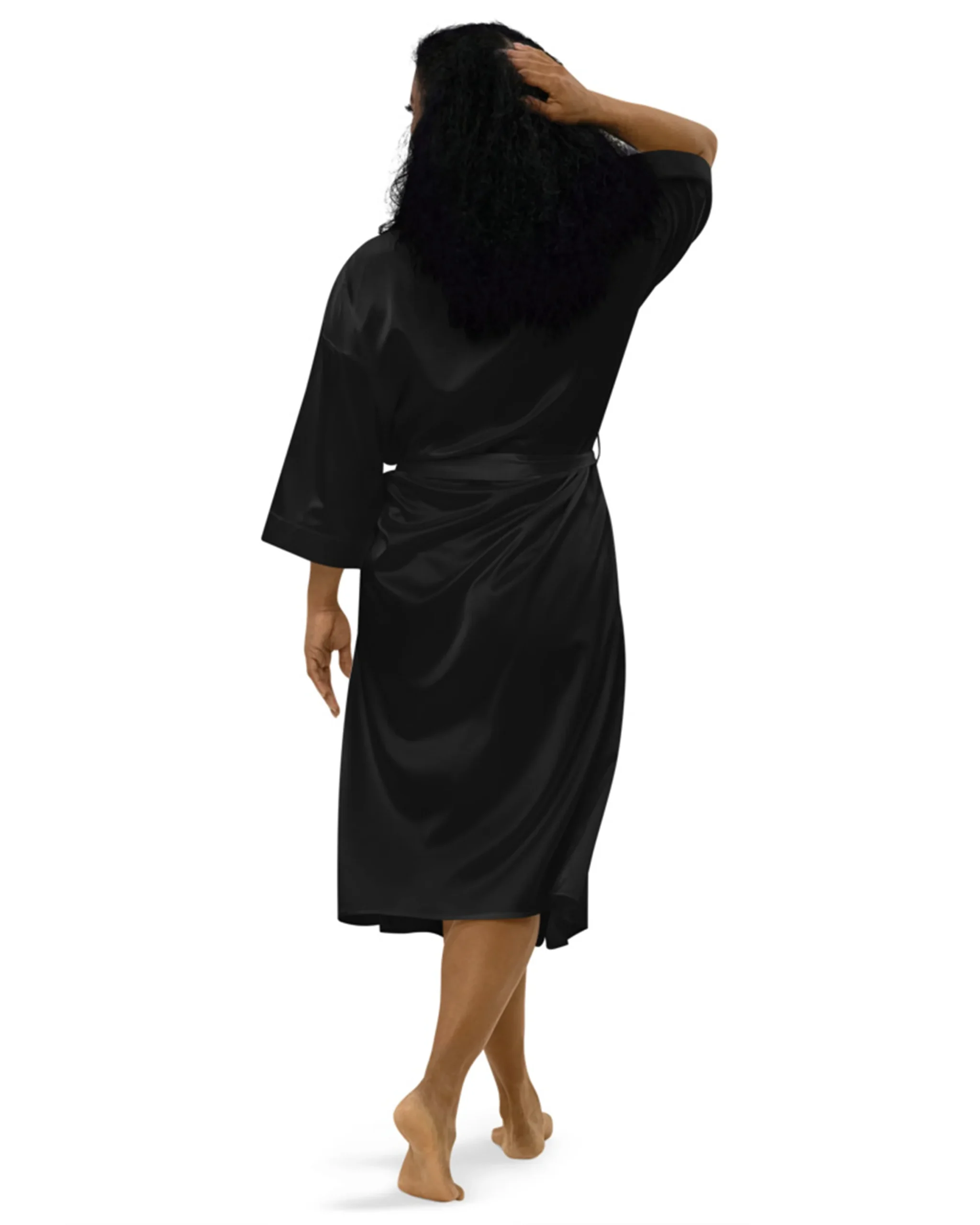 Peignoir en satin - Lavanneau – Image 6