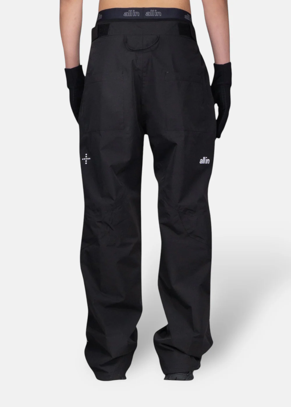 Pantalon Mountaineering Noir – Nylon Étanche 13K – Image 3