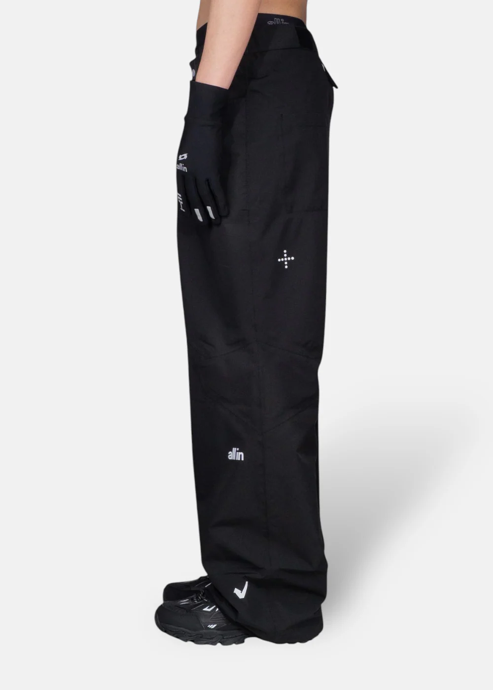 Pantalon Mountaineering Noir – Nylon Étanche 13K – Image 4