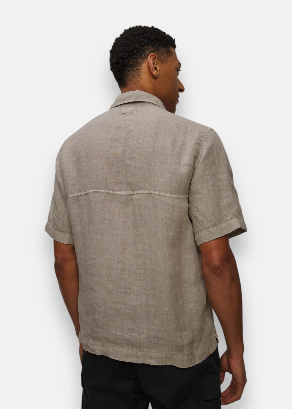 Chemise Boxy Lin Teint – Image 2