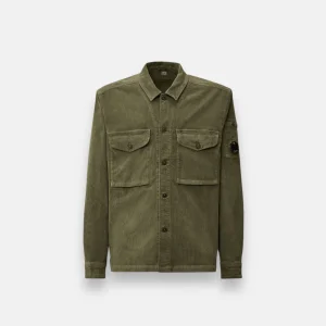 Surchemise Velours - kaki