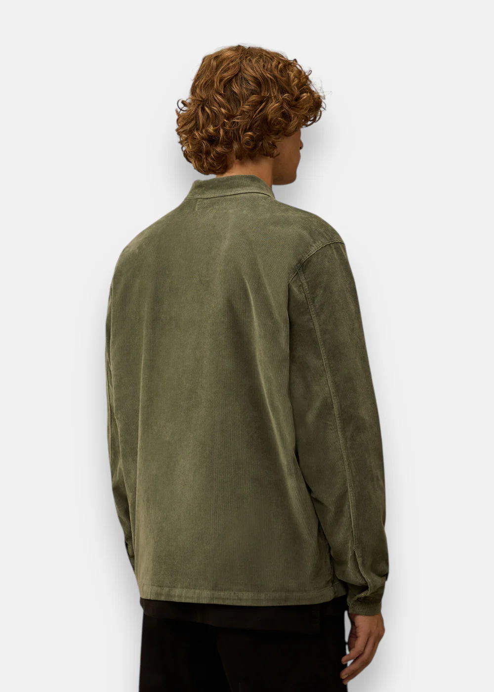 Surchemise Velours - kaki – Image 3