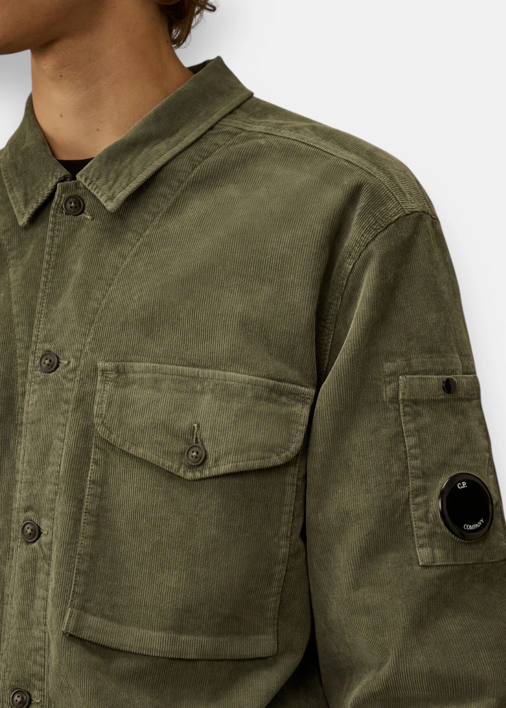 Surchemise Velours - kaki – Image 4