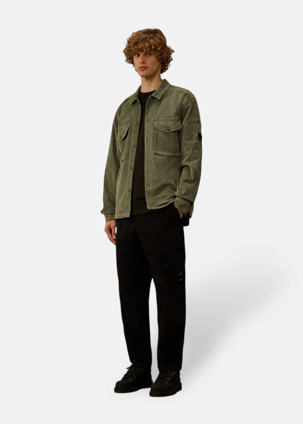 Surchemise Velours - kaki – Image 6