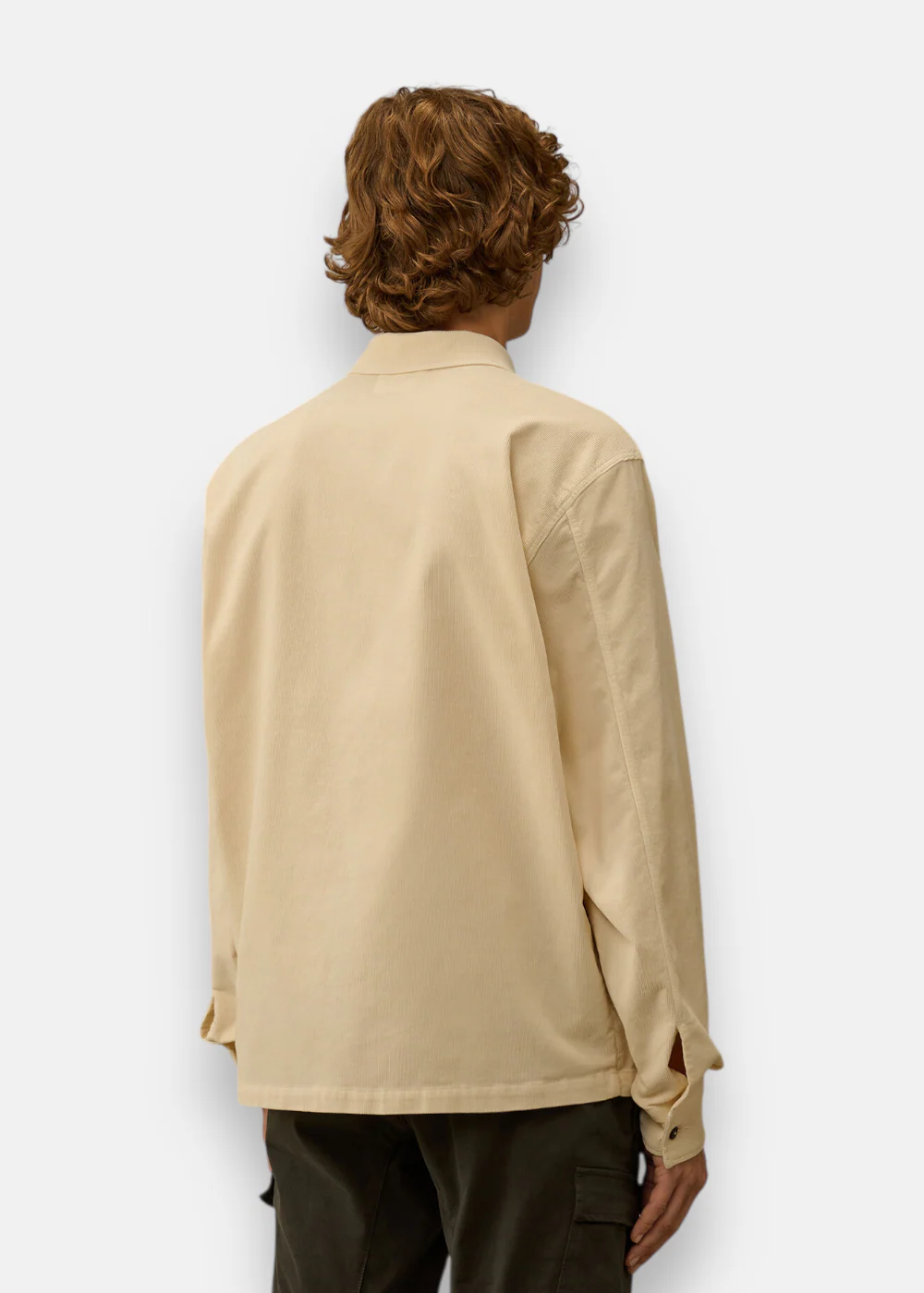 Surchemise Velours- beige – Image 3